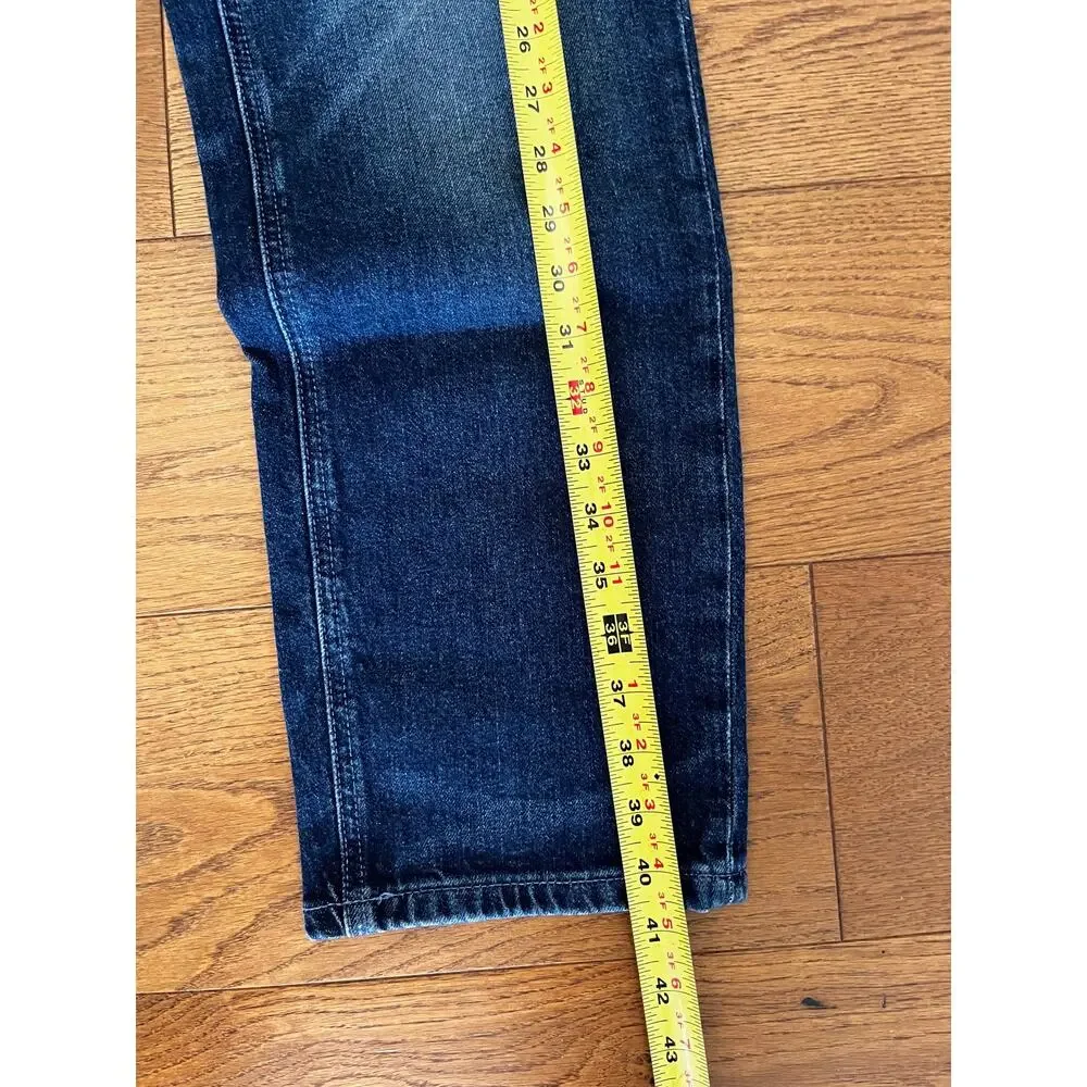 Mode Of One Mens 38x30 Jeans Slim Straight Leg Denim Medium‎ Wash Blue Stretch